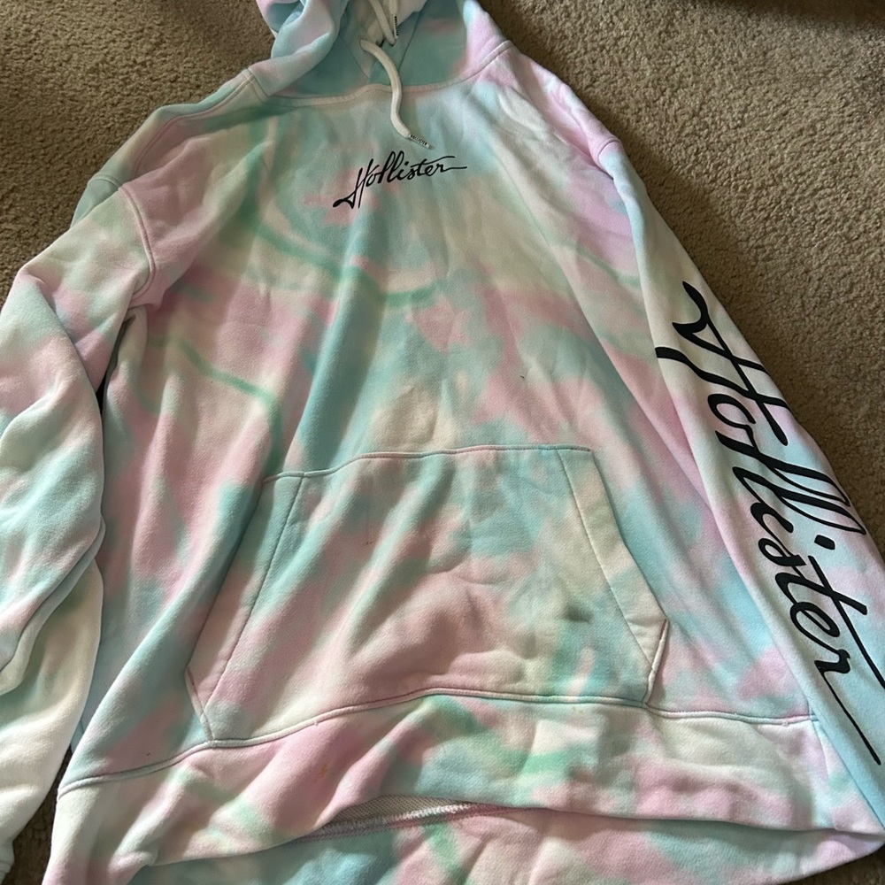 Hollister Pastel Tie-Dye Hoodie